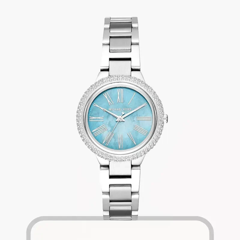 Michael Kors Taryn Blue Dial Fashion Ladies Watch- MK6563
